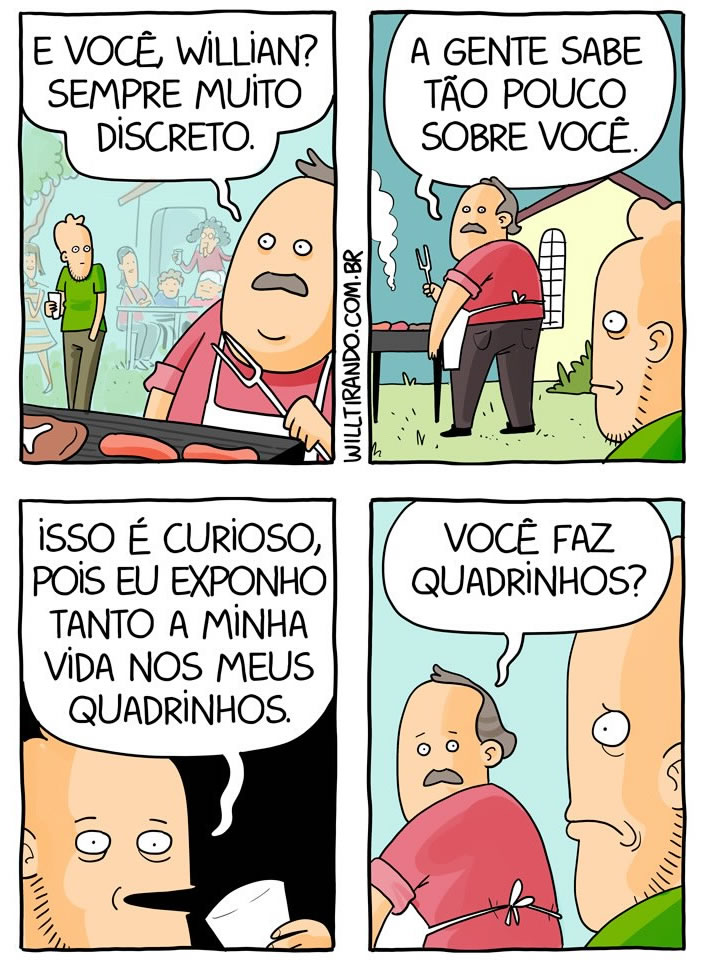 Almoxarifado de Tirinhas | Churrasco (Will Leite)