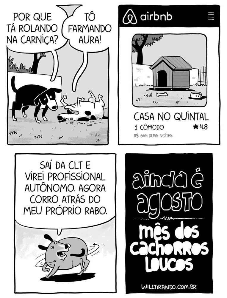 Almoxarifado de Tirinhas | Agosto (Will Leite)