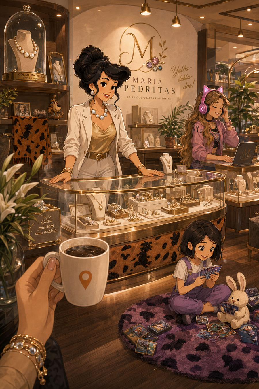 Café com IA | Joalheria Maria Pedritas