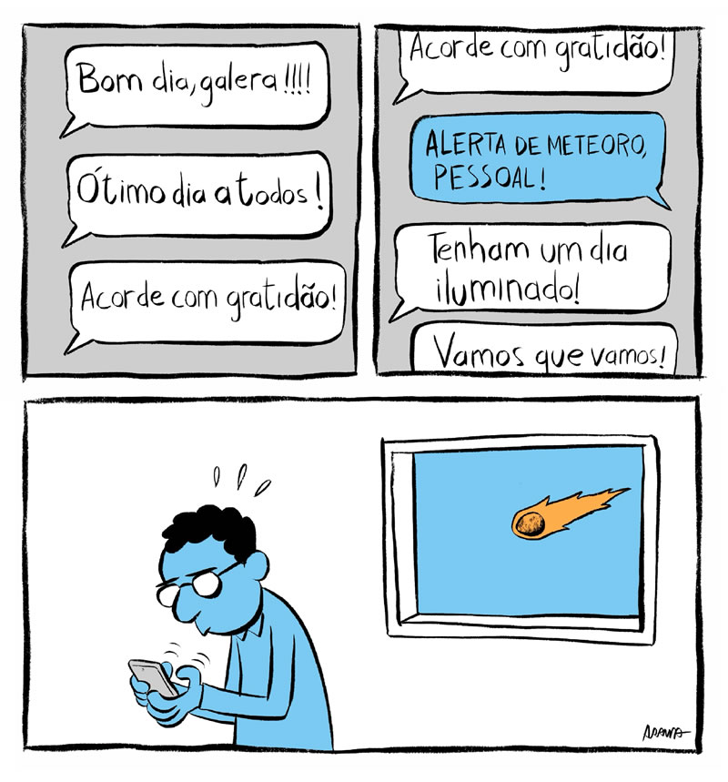 Almoxarifado de Tirinhas | Mensagens (Eduardo Arruda)