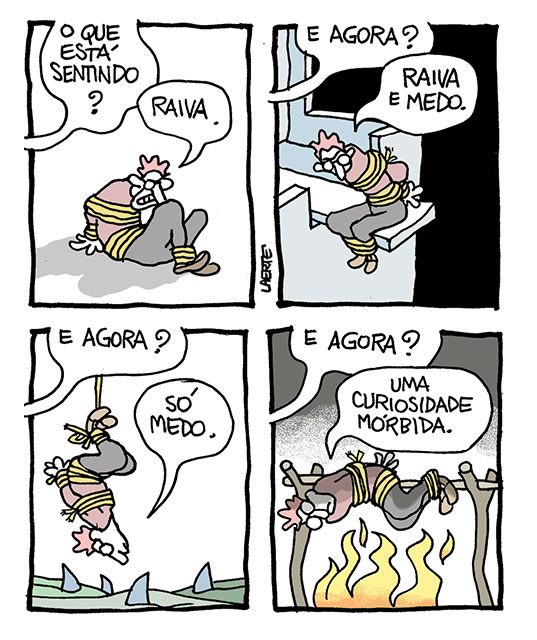 Almoxarifado de Tirinhas | Sentindo (Laerte)