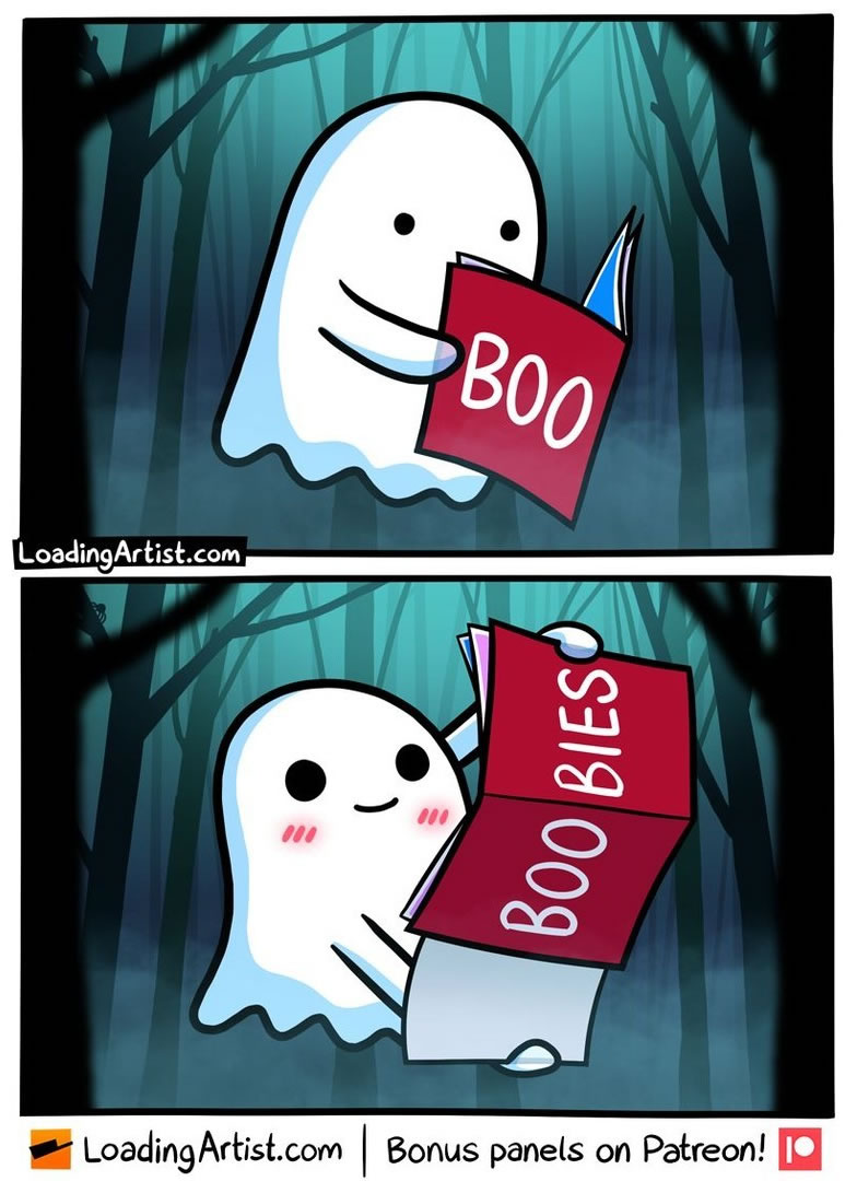 Almoxarifado de Tirinhas | Boo! (Gregor Cowski)